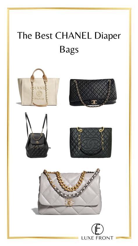 cheap chanel diaper bags|designer diaper bags for mom.